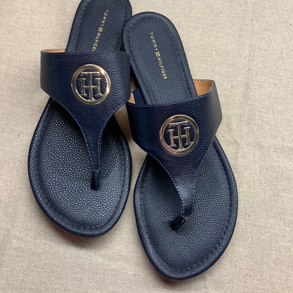 Navy Tommy Hilfiger sandals